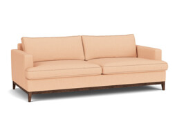 Pink Velvet 4 Seater Sofa - Modern Style Custom Sofa In Stain Resistant Velvet - Oakham Range