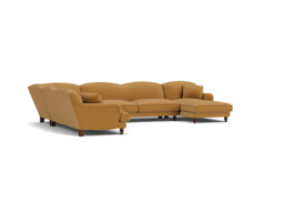 Evelyn U Shape Sofa orange