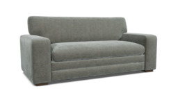 Grey Fabric 3 Seater Sofabed - Modern Fold Out Custom Sofa Bed In Easy Clean Fabric - Sloane Range - thumbnail 1