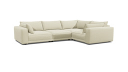 Wimbledon Medium Corner Sofa white