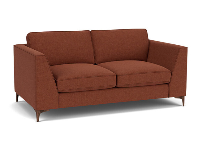 Red Velvet 3 Seater Sofa - Modern Style Custom Sofa In Easy Clean Velvet - Clapham Range - image 1