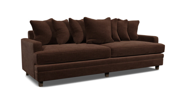 Streatham Scatter Back 4 Seater Sofa brown - image 1