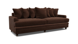 Streatham Scatter Back 4 Seater Sofa  brown