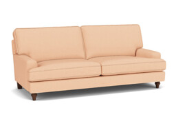 Pink Velvet 2 Seater Sofa - Modern Style Custom Sofa In Stain Resistant Velvet - Whinfell Range - thumbnail 1