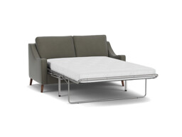 Grey Fabric 3 Seater Sofabed - Modern Fold Out Custom Sofa Bed In Easy Clean Fabric - Weymouth Range - thumbnail 1