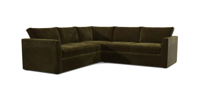 Portland 8 Seater Corner Sofa green - image 1