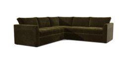 Portland 8 Seater Corner Sofa green