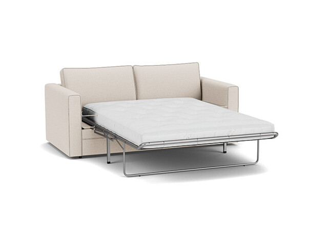 Cream Fabric 3.5 Seater Sofabed - Modern Fold Out Custom Sofa Bed - Bromley Range - image 1