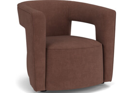 Purple Velvet Swivel Armchair - Modern Designer Swivel Accent Custom Arm Chair In Easy Clean Velvet - Chiswick Range