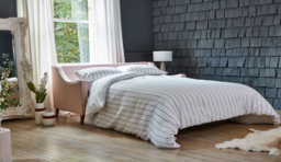 Pink Velvet 2 Seater Sofabed - Modern Fold Out Custom Sofa Bed In Stain Resistant Velvet - Weymouth Range - thumbnail 3