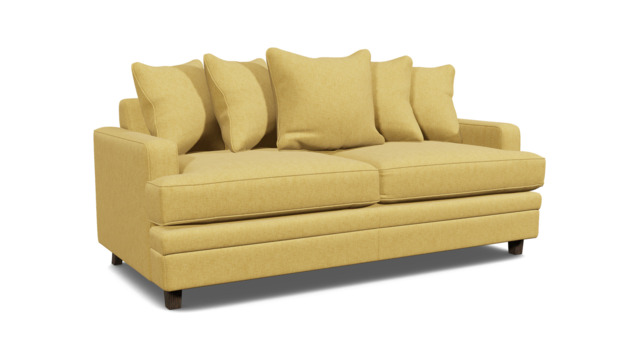 Streatham 3 Seater Scatter Back Sofa yellow - image 1