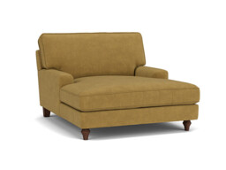 Darlings of Chelsea Whinfell Stylish Yellow Loveseat Chaise Day Bed