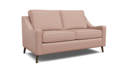Pink Velvet 3 Seater Sofa - Modern Style Custom Sofa In Stain Resistant Velvet - Weymouth Range - thumbnail 1