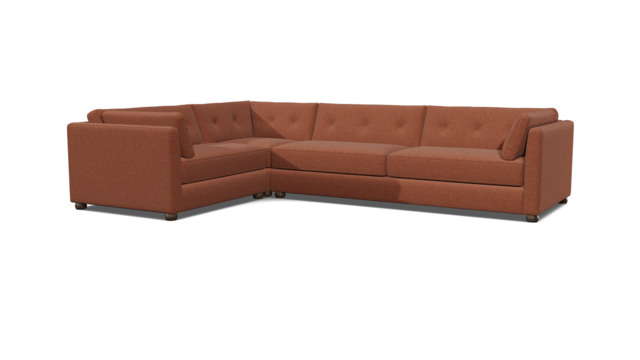 Camden Large Corner Sofa red - image 1