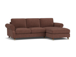 Kendal 3.5 Seater Chaise Sofa Bed purple