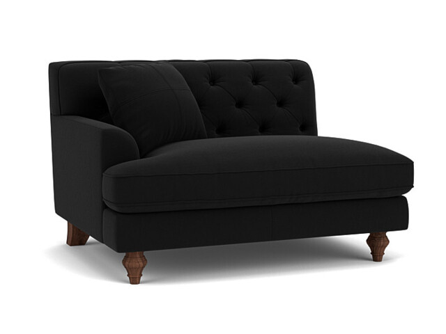 Charnwood Loveseat Unit 1 Arm  black - image 1