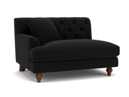 Charnwood Loveseat Unit 1 Arm  black