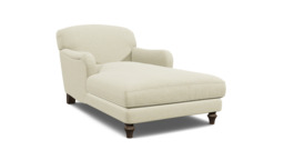 Darlings of Chelsea Evelyn Stylish White Armchair Chaise Day Bed