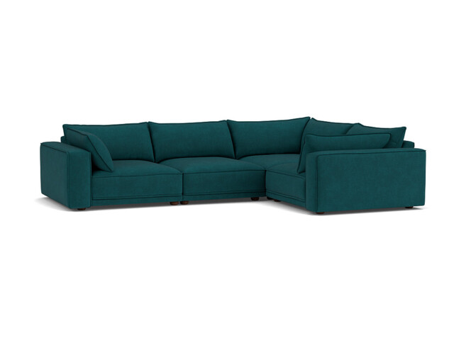 Wimbledon Medium Corner Sofa teal - image 1