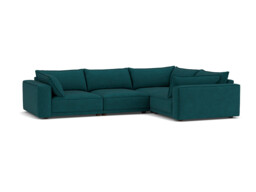 Wimbledon Medium Corner Sofa teal - thumbnail 1