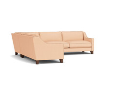 Pink 4 Seater Corner Sofa - Modern Style Fabric Luxury Premium Corner Sofa - Banbury Range - thumbnail 1