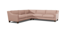 Pink 4 Seater Corner Sofa - Modern Style Fabric Luxury Premium Corner Sofa - Banbury Range
