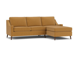 Orange 3.5 Seater Corner Sofa - Modern Style Fabric Luxury Premium Corner Sofa - Weymouth Range