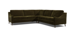 Green 3.5 Seater Corner Sofa - Modern Style Fabric Luxury Premium Corner Sofa - Weymouth Range