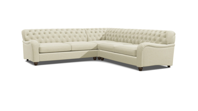 Bakewell 3.5 Seater Corner Sofa Bed white - image 1