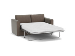 Brown Velvet 3 Seater Sofabed - Modern Fold Out Custom Sofa Bed In Easy Clean Velvet - Bromley Range - thumbnail 1