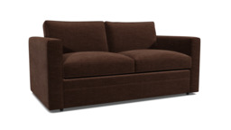 Brown Velvet 3 Seater Sofabed - Modern Fold Out Custom Sofa Bed In Easy Clean Velvet - Bromley Range - thumbnail 1