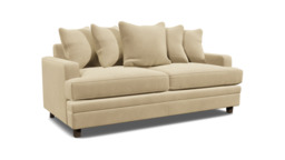 Streatham 3 Seater Scatter Back Sofa  cream - thumbnail 1