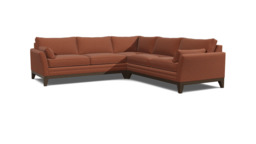Exmouth 3.5 Corner Seater Sofa Bed  red - thumbnail 1
