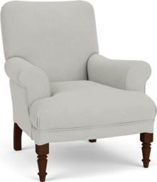 Purple Velvet Armchair - Traditional Accent Custom Arm Chair In Easy Clean Velvet - Tidworth Range - thumbnail 2