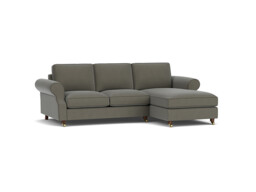 Kendal 3 seater Chaise Sofa Bed  grey