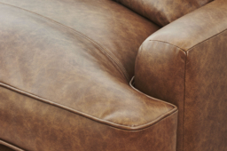 Grey Fabric 4 Seater Sofa - Traditional Button Back Custom Sofa In Easy Clean Fabric - Charnwood Range - thumbnail 4