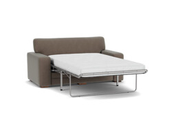 Brown Velvet 2.5 Seater Sofabed - Modern Fold Out Custom Sofa Bed In Easy Clean Velvet - Sloane Range - thumbnail 1