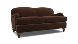 Brown Velvet 3 Seater Sofabed - Traditional Fold Out Custom Sofa Bed In Easy Clean Velvet - Lincoln Range - thumbnail 1