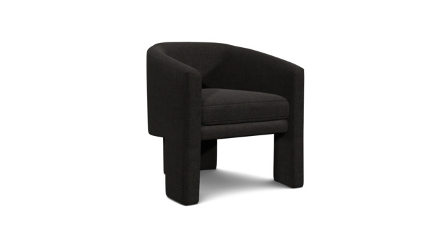 Black Velvet Armchair - Modern Accent Custom Arm Chair In Easy Clean Velvet - Wandsworth Range - image 1