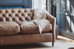 Yellow Velvet 3.5 Seater Sofa - Traditional Button Back Custom Sofa In Stain Resistant Velvet - Payton Range - thumbnail 6