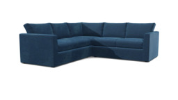 Portland 7 Seater Corner Sofa blue