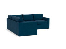 Portland 7 Seater Corner Sofa blue