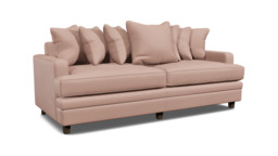 Streatham Scatter Back 3.5 Seater Sofa  pink - thumbnail 1