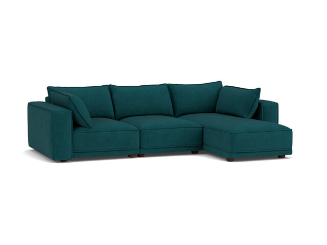 Wimbledon Medium Chaise Sofa teal - image 1