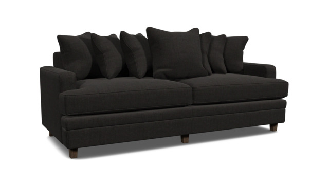 Streatham Scatter Back 3.5 Seater Sofa Bed black - image 1