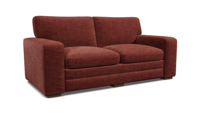Purple Velvet 3 Seater Sofa - Modern Style Custom Sofa In Easy Clean Velvet - Sloane Range - image 1
