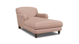 Darlings of Chelsea Evelyn Stylish Pink Armchair Chaise Day Bed - thumbnail 1