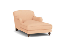 Darlings of Chelsea Evelyn Stylish Pink Armchair Chaise Day Bed - thumbnail 1