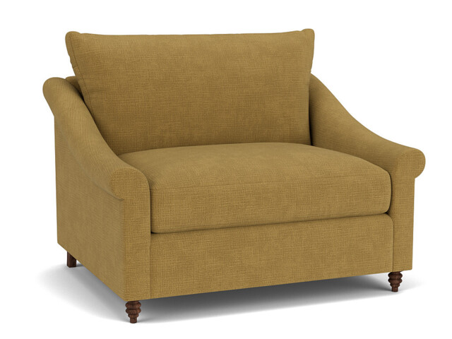 Hayling Loveseat Sofa yellow - image 1
