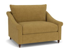 Hayling Loveseat Sofa yellow - thumbnail 1